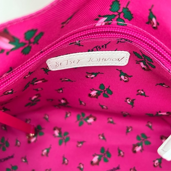 Betsey Johnson Women's Bow Nanza Tote Black/Cream Handbag - Picture 6 of 7